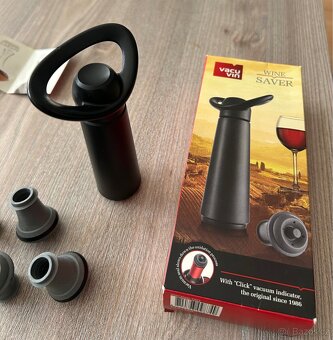 Vakuová pumpa na víno + provzdušnovač vína - 2