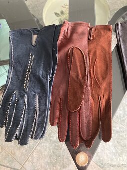 Staré dámské kožené rukavičky - 2