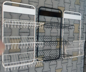 police nástěnná kovová s komaxit.nástřikem 60x30x120v. s 3 d - 2