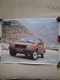 Peugeot 305-PLAKAT-MANUAL-PROSPEKT - 2