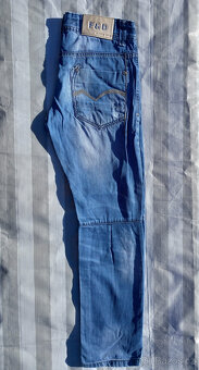 chlapecké rifle/džíny - vel. 140 - zn. F&D - 2