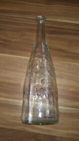 Skleněná láhev - váza - 2