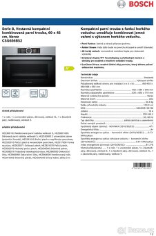 BOSCH CSG656BS2 KOMBI TROUBA 45cm NOVÁ - 2
