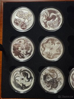 Serie Chinese Myths and Legends 7x 1oz stříbrné mince - 2