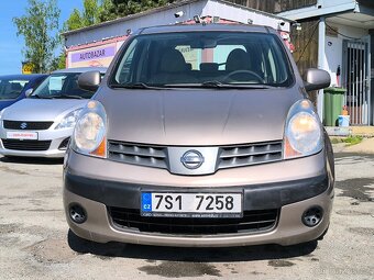 Nissan Note 1.4i 65kW Acenta,Klima,1majitel,ČR Rezervace - 2