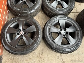 NOVÉ Alu 15" 5x100, škoda Matone BLACK letní F3, Rapid - 2