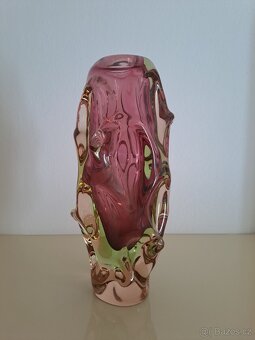 Uranová vaza J.Beranek 28cm. - 2