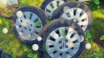 Prodám ALU kola 185.60.R 15.pneu.ko - 2