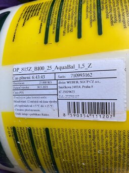 Weber AquaBalance bílá BI00 25kg - 2