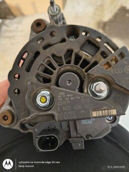 Alternátor BOSCH 14V 120A L DFM – VW Golf IV – po kompletním - 2