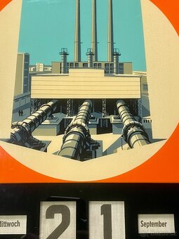 kalendář starý kalendář stará reklama retro dekorace - 2