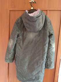 Džínový kabát, kabátek vel. 116/122 - 2