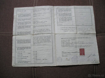 motocykl ČZ 175 ccm starý techničák rok 1936 ČZ Strakonice - 2