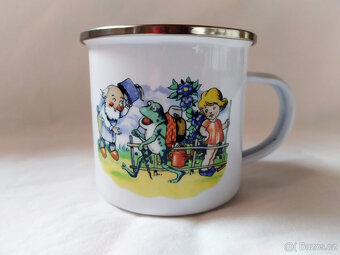 Smaltované hrnčeky s retro obrázkami - 2