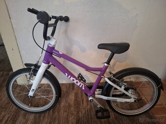 Woom 3 - fialové dětské kolo - 2