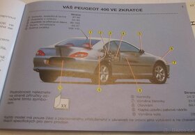 Peugeot 406 Coupe - český návod k obsluze - příručka - 2
