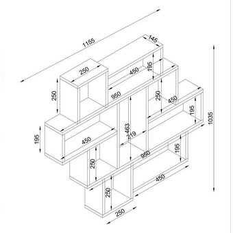 Nástěnná police - 2