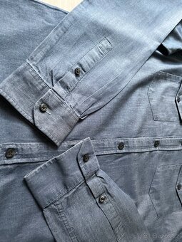 Pánská modra košile vel S - 2