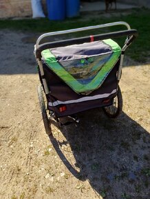 Dětský vozík za kolo pro jedno až dvě děti - 2