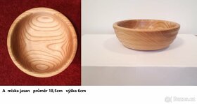 Dřevěné misky -krásný a praktický dárek - 2