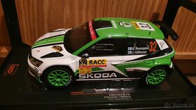 Škoda Fabia R5 1:18 rally Kalle Rovanpera tovarni asfalt ver - 2