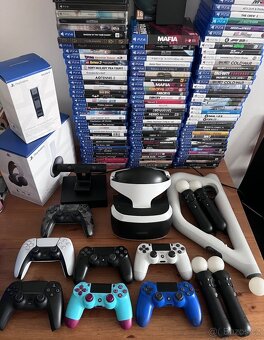 Příslušenství ps4 a ps5 + hry - 2
