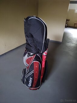 Golfový vozík, golfový bag včetně holí a deštník - 2