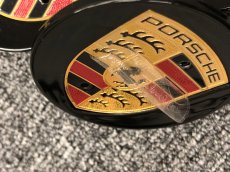 Černé pokličky Porsche 60 mm 911, Cayenne, Boxter, Panamera - 2
