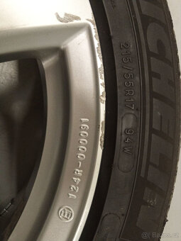 Letní sada alu kola CMS 215/55 R17, pneu Michelin Primacy - 2