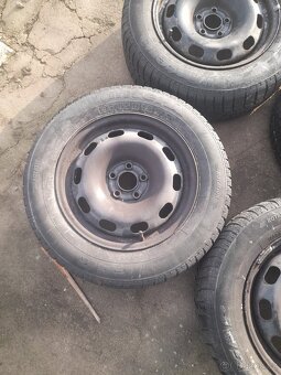 4x 15" obutá zimni kola na VW, ŠKODA, SEAT. - 2