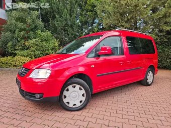 VW Caddy Maxi 1.9TDI 77kW,7míst,tažné,2009,Bez koroze - 2