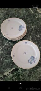 Porcelánové talíře 6 ks značky Kaestner Saxonia - 2