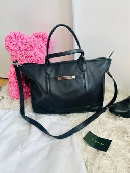 🌸Longchamp🌸 Le Foulonné originál hovězí kůže luxusní černá - 2