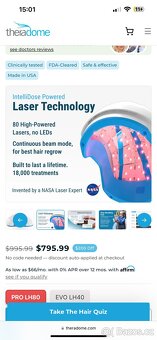 Theradome PRO Laser Přilba pro růst vlasů - 2