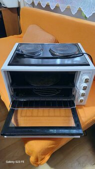 Elektrická mini trouba s dvěma varnými plotýnkami - 2