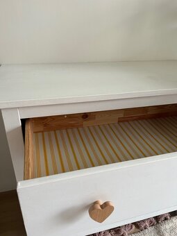 Komoda IKEA HEMNES – 3 zásuvky, bílá - 2