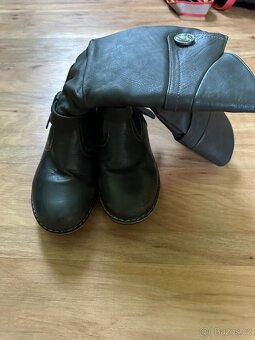 Kožené zimní boty vel. 36 - 2