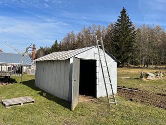 garáž plechová 5x3m - 2