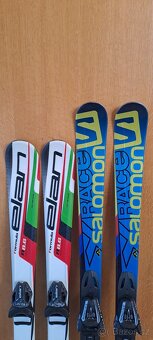 Dětské lyže 120,130cm,lyžáky - 2