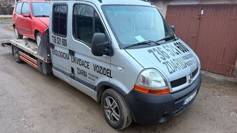 Odtahovka Renault Master 2.5dci 74kw doublecab - 2
