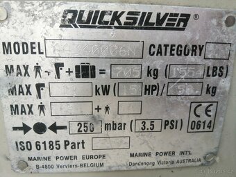 Naf. člun Quicksilver - 2