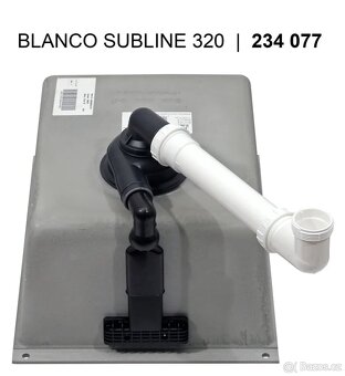 Dřez BLANCO SUBLINE 320-U silgranit - 2