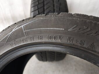 245/45 r18 zimní pneumatiky 7,5-8mm - 2