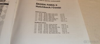 Škoda Fabia 2 - příručka na opravy a údržbu - manuál - 2