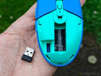 Herní bezdrátová myš Logitech G305 LIGHTSPEED Blue - 2