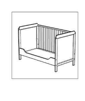 Dětská postýlka Ikea - 2