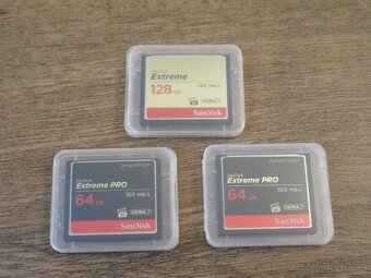 Sandisk Compact Flash 128GB Extreme + 2x 64GB CF - 2