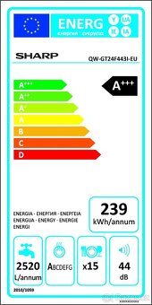 VESTAVNA MYCKA NADOBI SHARP QW-GT24F443L A+++ ZA SUPER CENU - 2