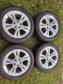 Zimní sada Mercedes w205 r17 5x112 Dunlop 225/50/17 - 2