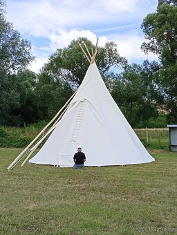 Predaj 10 teepee stan s priemerom cca 7m - 2